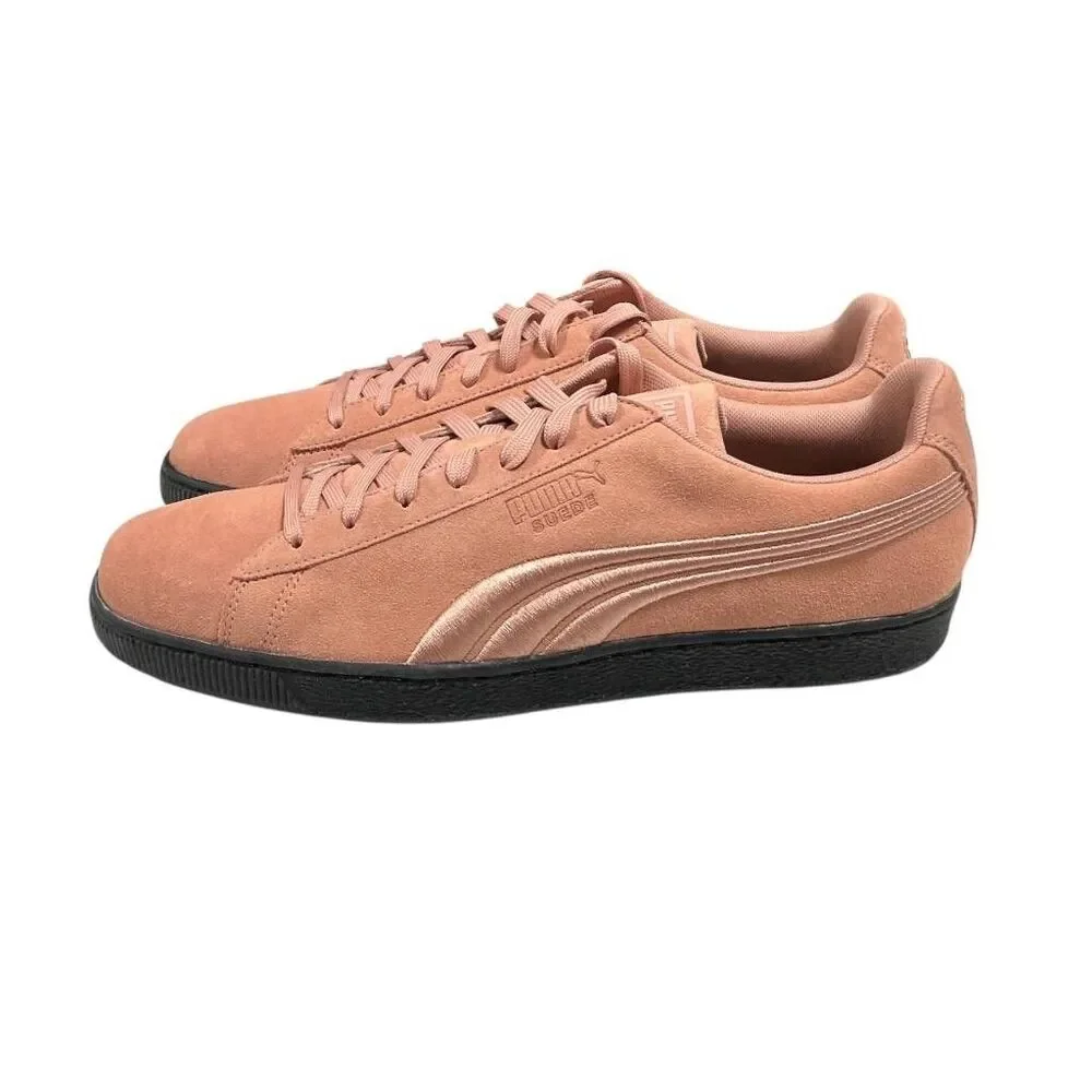 Puma Suede Classic Badge Sneakers Men 14 Muted Clay Orange Black 366491 01 NEW